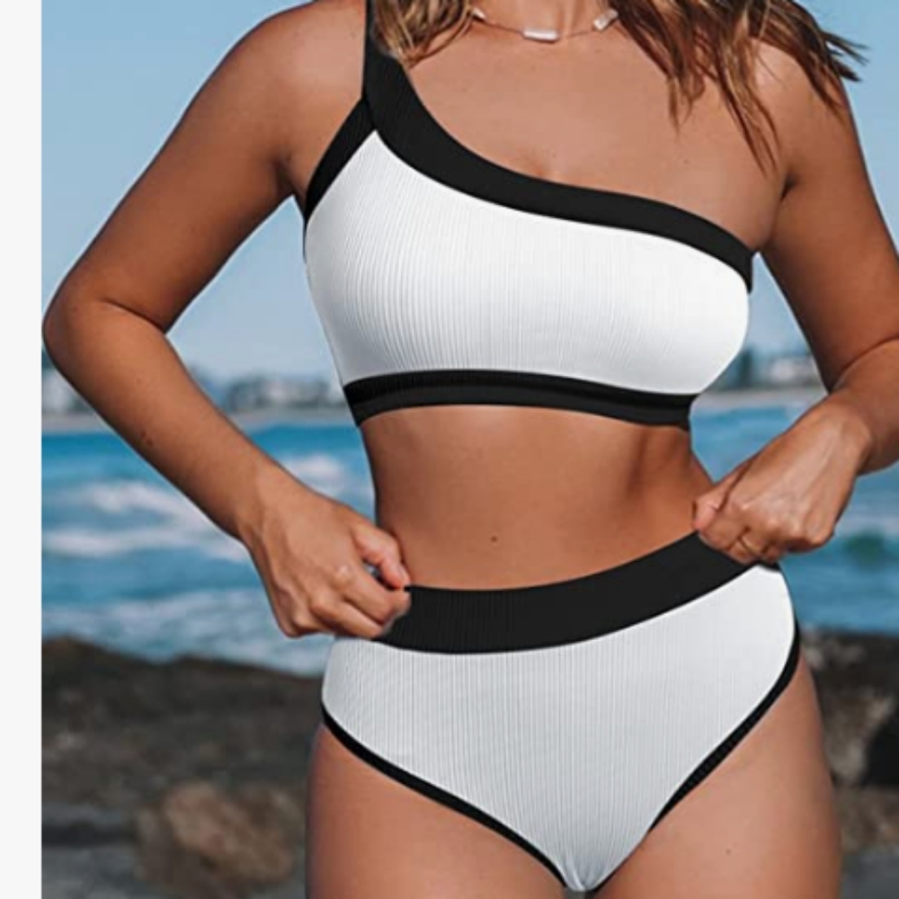 Herseas Women's high waisted tummy control swimsuit